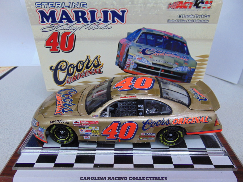 2 #40 Sterling Marlin coors light "57 chevy by racing champions 1/64 sc.B283 L