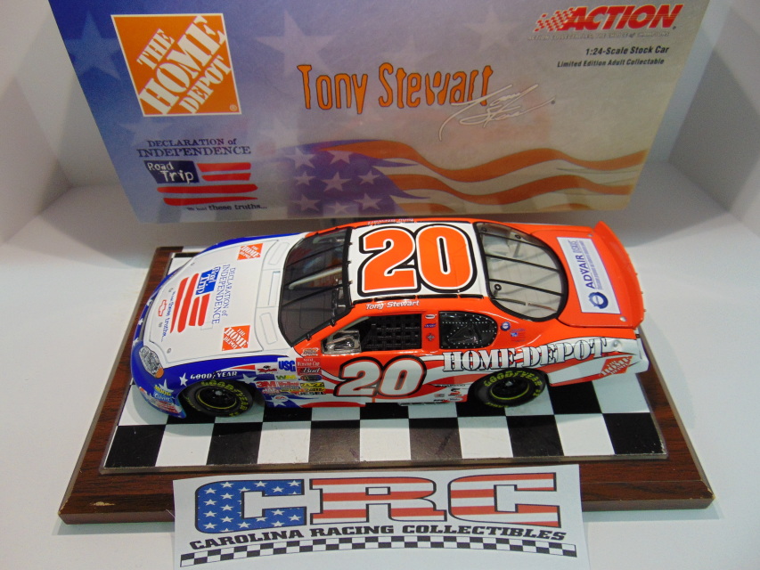 #20 Tony Stewart 2003 Home Depot Independence Day 1/24 Action NEW 