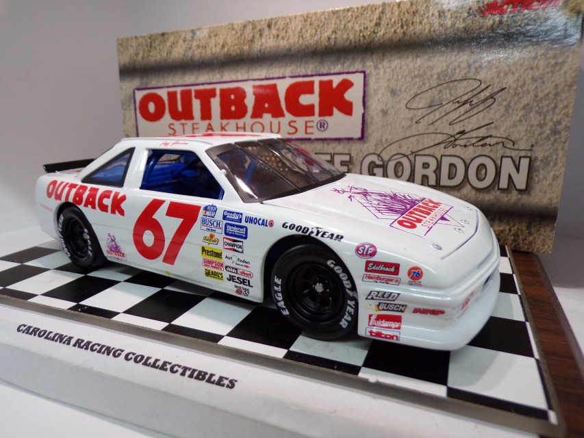 NASCAR DECAL #67 OUTBACK STEAKHOUSE 1990 BGN PONTAIC GRAND PRIX JEFF GORDON 