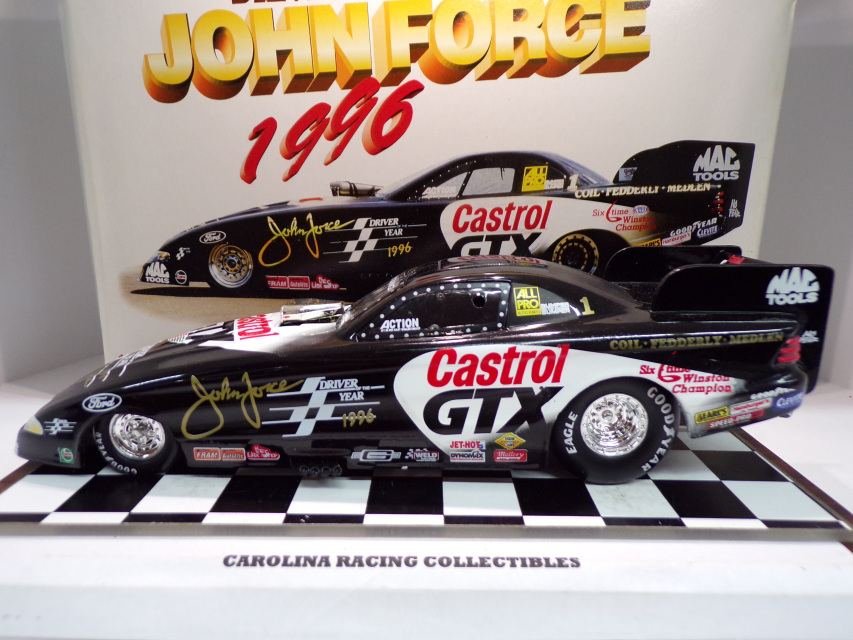 Details about   John Force NHRA  Action RCCA Diecast Funny Car '97 PONTIAC FIREBIRD CASTROL GTX 