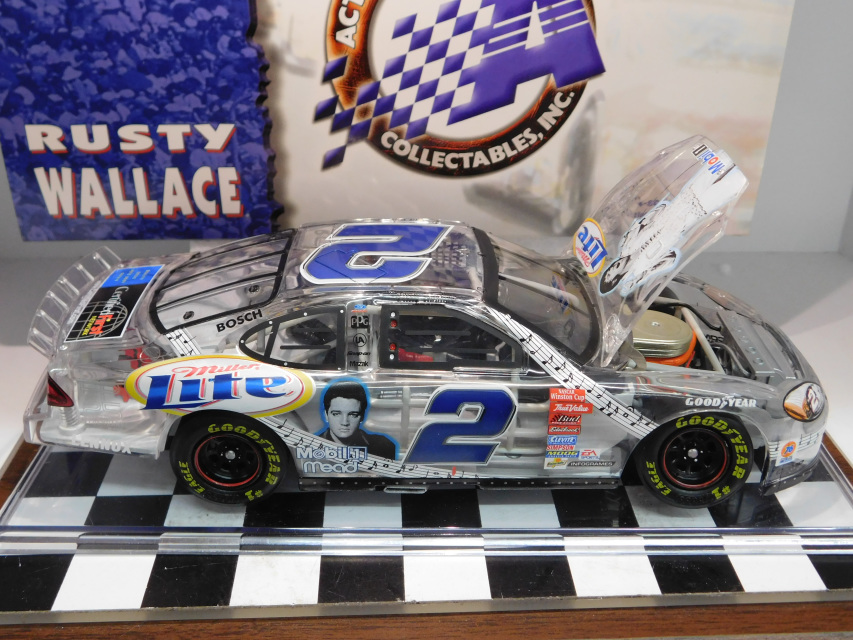 Action 2002 Rusty Wallace Miller Lite Elvis 25th Anniversary Ford Taurus 1 24 for sale online 