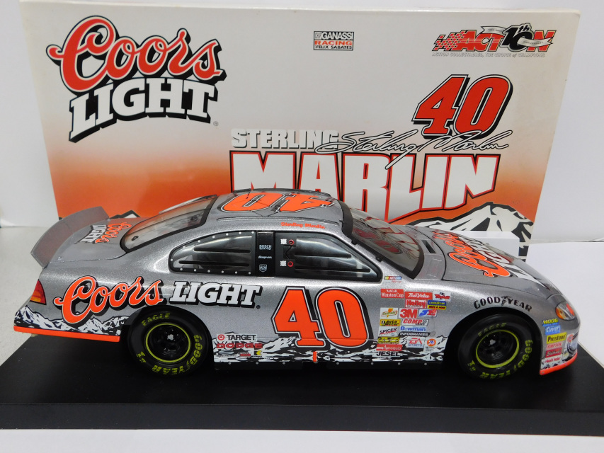 2002 Sterling Marlin #40 Coors Light Dodge Intrepid in Bottle 1:64 Action