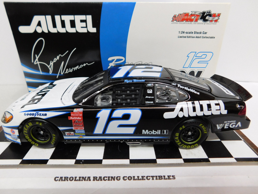 2002 1/24 Action NASCAR Ford Taurus Ryan Newman # 12 Alltel Rookie Signed for sale online 