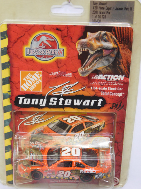 #20 Tony Stewart Jurassic Park 2004 1/64th HO Scale Slot Car Waterslide Decals 