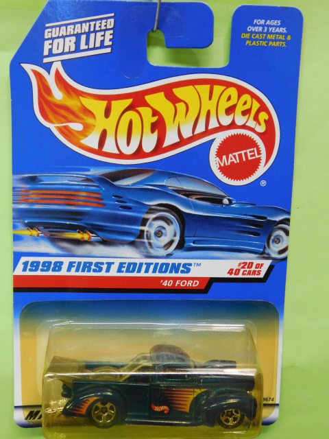 HOT WHEELS 40 FORD 1998 FIRST EDITION #654 MIP
