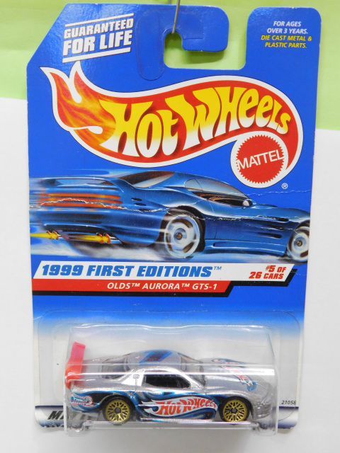 1999 FIRST EDITIONS Hot Wheels *OLDS AURORA GT3 & GTS-1  #911