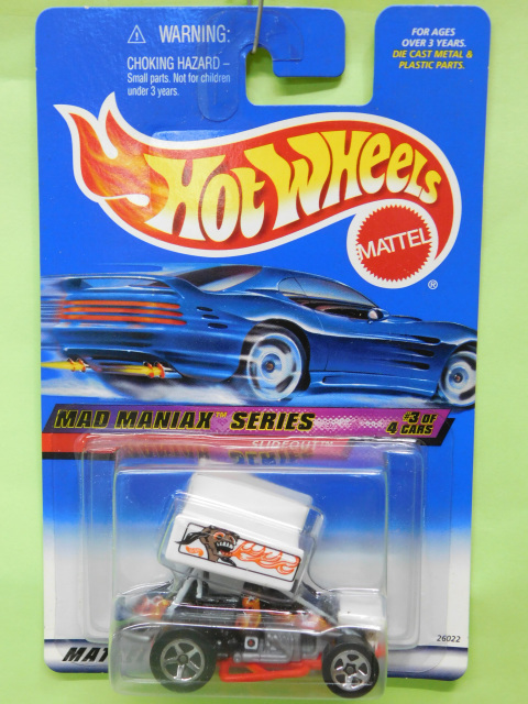 2000 Hot Wheels Mad Maniax Series Slideout #3 of 4  #019 