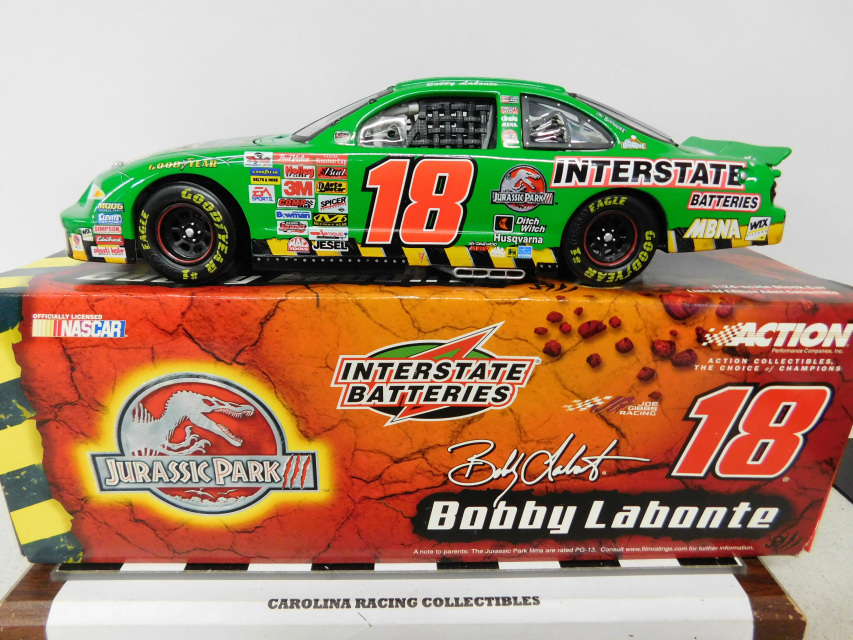 Bobby Labonte 1/24 #18 Interstate Batteries / Jurassic Park III