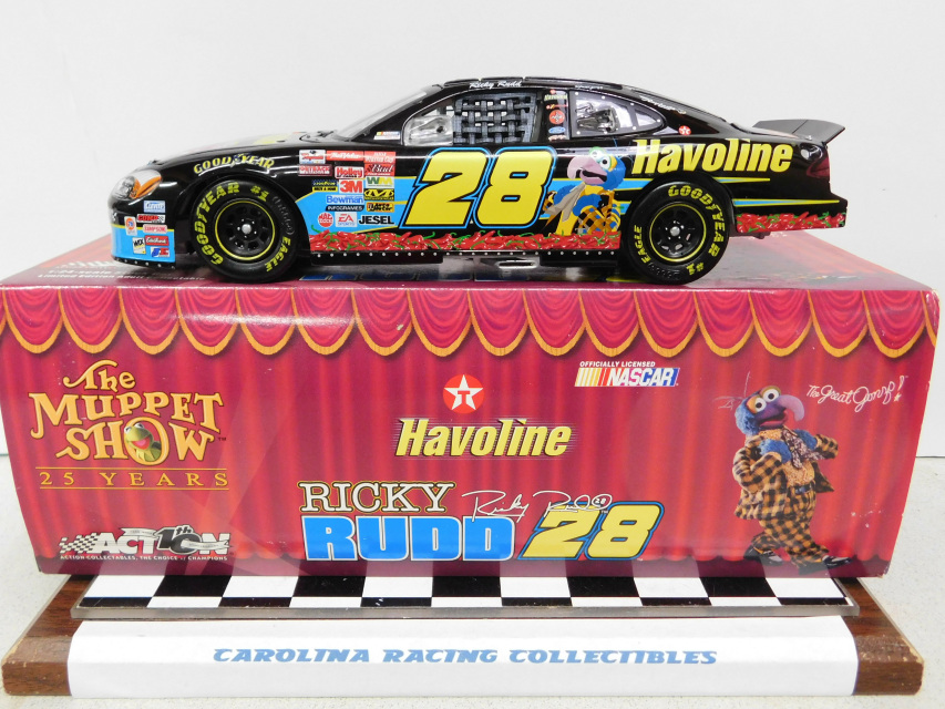 #28 Ricky Rudd Action Havoline Muppets 25th Anniversary 2002 Ford Taurus Gonzo for sale online 