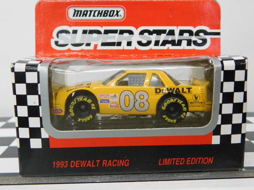 Bobby Dotter #08 Dewalt 1993 NASCAR Matchbox Race Car