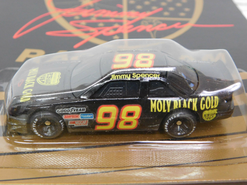 New 1992 Racing Champions 1:64 NASCAR Jimmy Spencer Moly Black Gold Chevy Lumina 