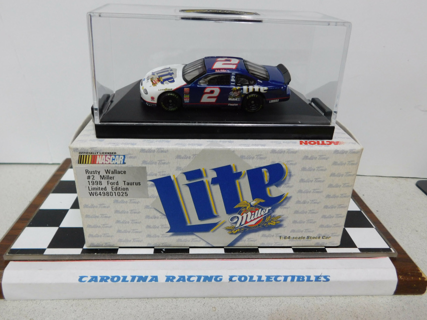 Action #2 Rusty Wallace Miller Lite 2000 Ford Taurus 1/64 1/15048 