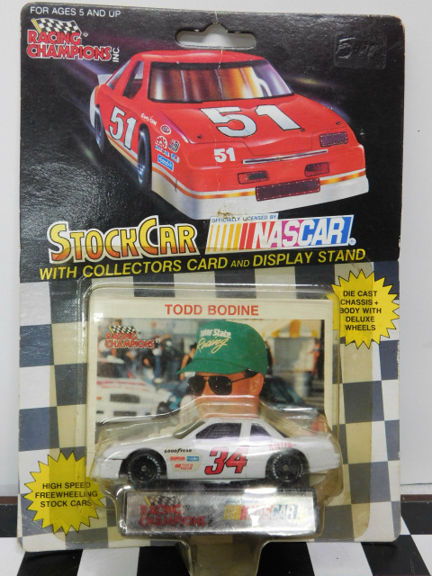 1991 Racing Champions 1:64 NASCAR Todd Bodine Quick Beverage Buick Regal #34 a 