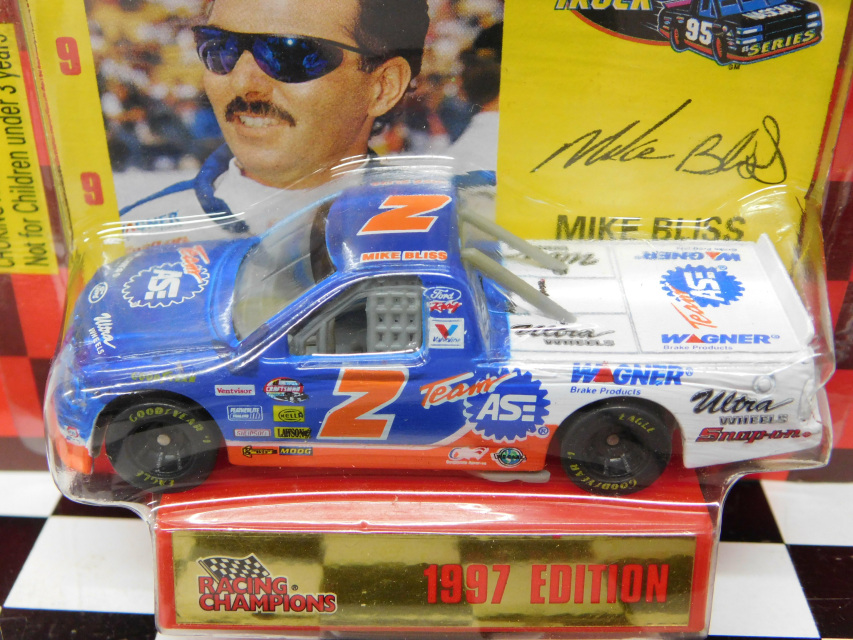 New 1998 Racing Champions 1:64 NASCAR Gold Mike Bliss Team ASE Ford Supertruck 