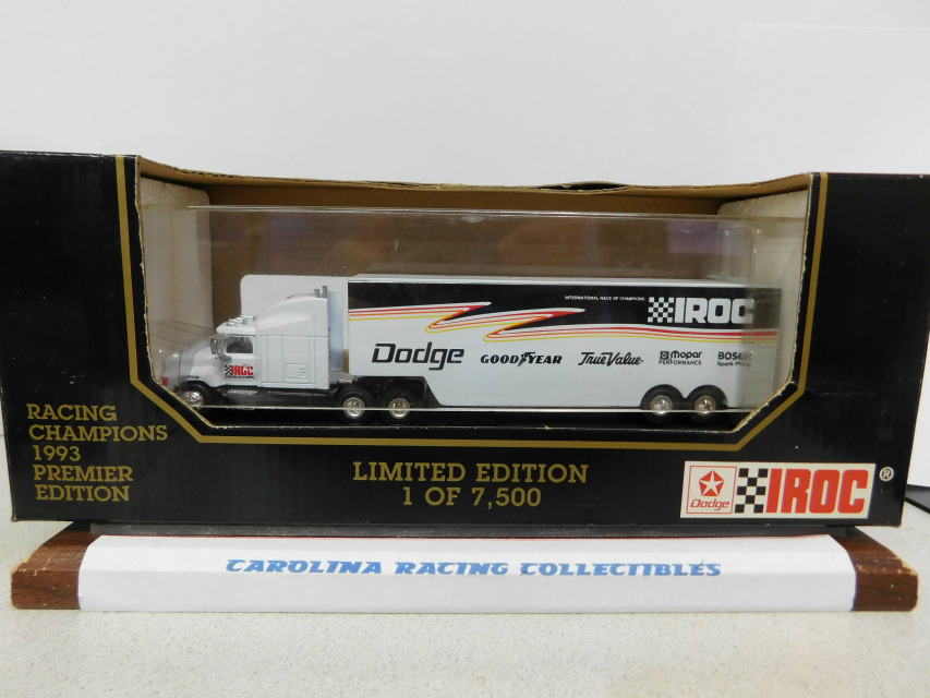 New 1993 Racing Champions 1:87 Diecast NASCAR Dodge IROC Transporter Hauler 