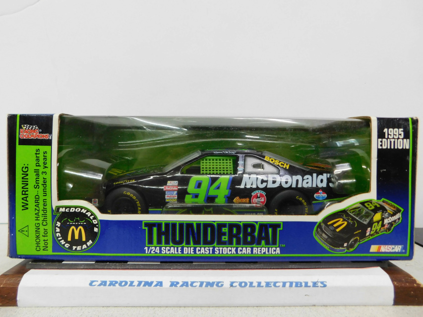 Racing Champions 1995 McDonalds NASCAR Bill Elliott Thunderbat Diecast 1 24 for sale online