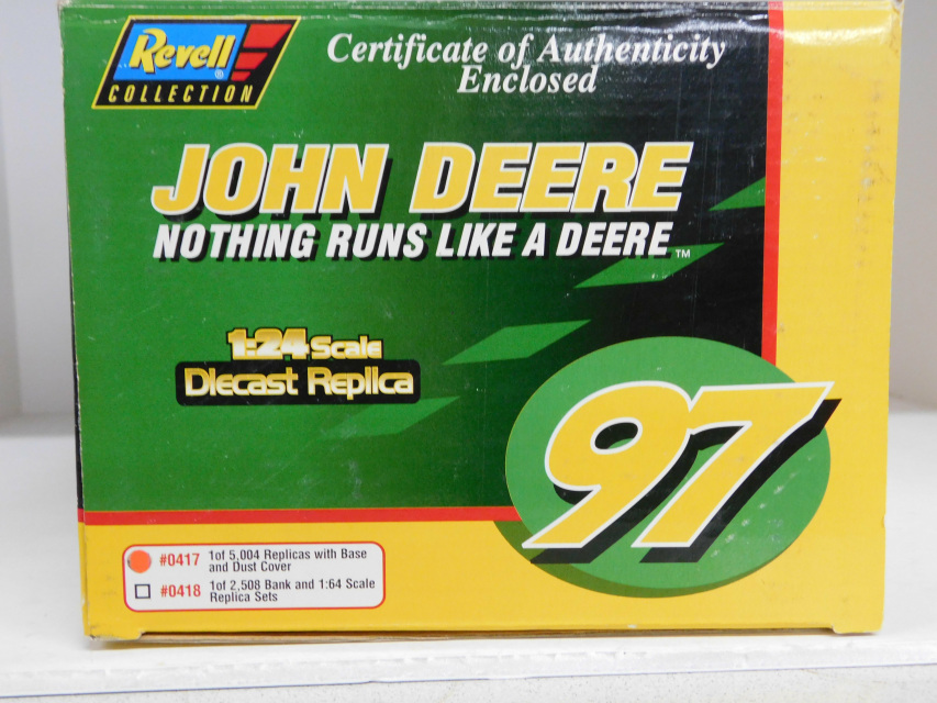 Details about   JOHN DEERE #97 CHAD LITTLE 1997 COLLECTOR SERIES DIE CAST COIN BANK 1/24 BOX B7 