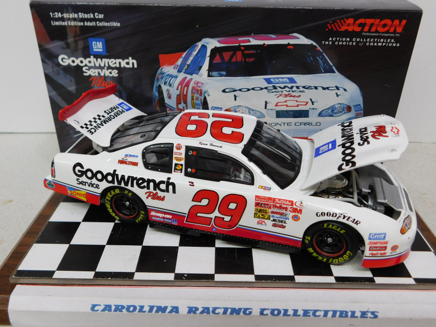 Action #29 Kevin Harvick 1/24 Goodwrench Service Plus 2001 Nascar Diecast  