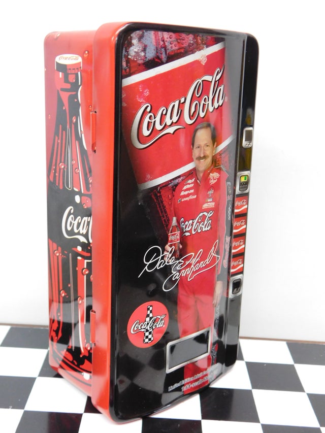 Details about   Dale Earnhardt Jr #1 Coke Polar Bear Car in Vending Machine Tin 1998 Action