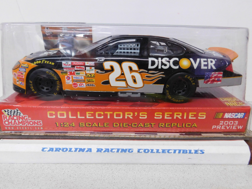 Racing Champions #26 Discover Card 1/24 DieCast NASCAR Todd Bodine Ford Taurus 