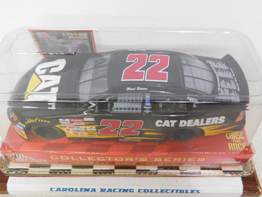 Ward Burton #22 Caterpillar CAT Dealers Silver Chrome Chase Limited Edition 1/24 Scale Diecast Only 1500 Made RACING CHAMPIONS 