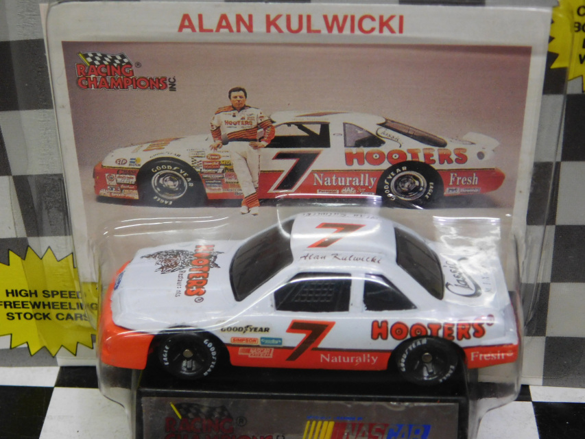 #7 Alan Kulwicki Hooters Thunderbird 1/43rd Scale Slot Car Decals