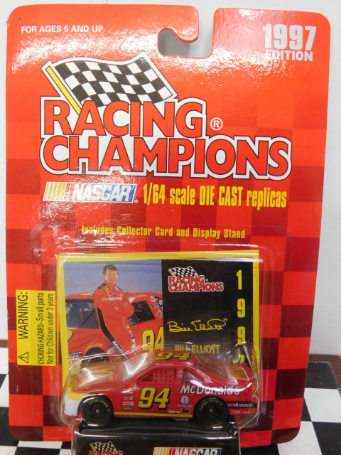 1997 Racing Champions Preview 1 64th Scale Bill Elliott McDonalds Ford for sale online 