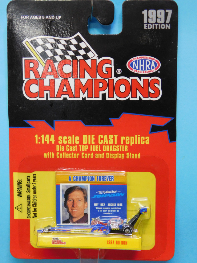 Racing Champions 1997 Edition Blaine Johnson Top Fuel Dragster 1:144 1/144