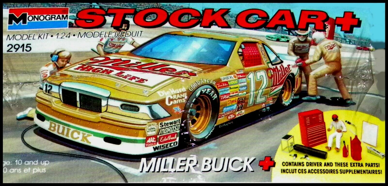 CD_DC_1988 #12 Bobby Allison  1988 Buick Regal NASCAR 1:24 scale DECALS 