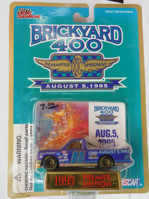 Racing Champions NASCAR Brickyard 400 Pace Truck 1995 Limited Edition of 40k for sale online