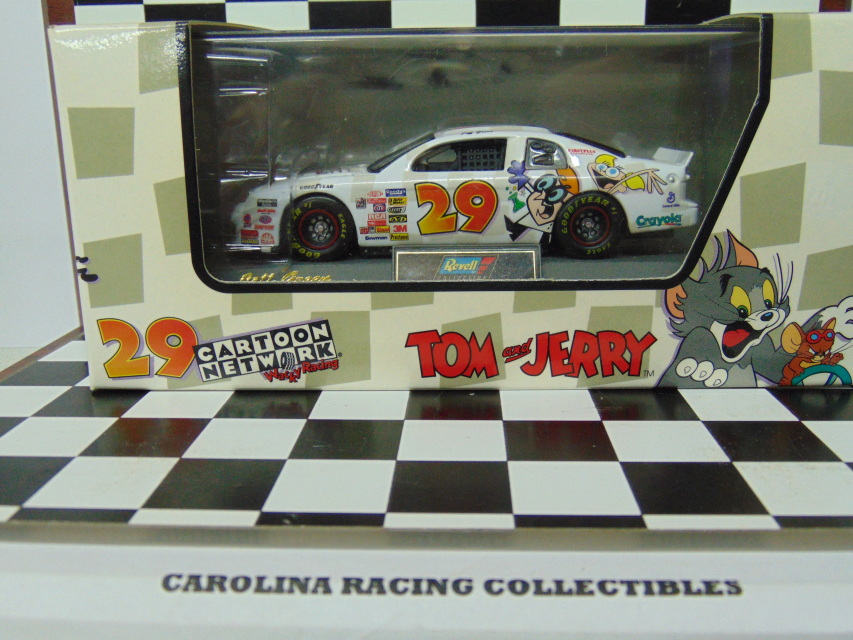 New 1997 Revell 1:43 Diecast NASCAR Jeff Green Cartoon Network Tom & Jerry #29 