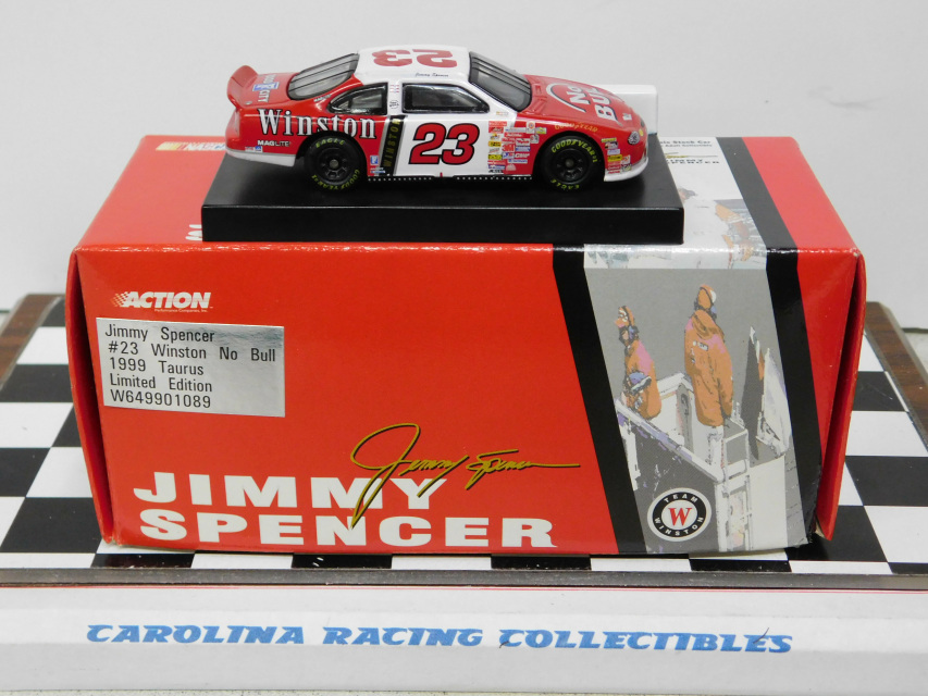 Jimmy Spencer 1998 Winston No Bull #23 Ford Taurus 1/64 Base Cover New 