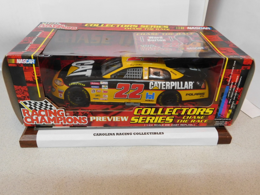 Ward Burton Cat Racing Champions Chase The Race 2001 NASCAR Die Cast 1 24 for sale online