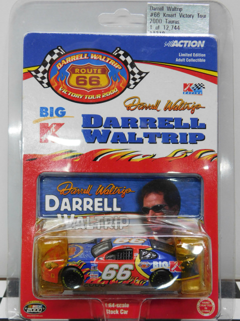 New 2000 Racing Champions 1:64 NASCAR Darrell Waltrip Big K Route 66 K-Mart Ford 