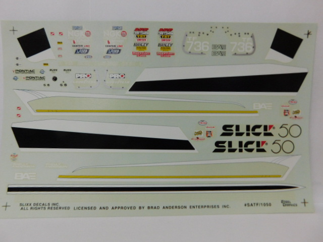 Jeb Allen Top Fuel Dragster NHRA Drag  1/43rd Scale Slot Car Waterslide Decals 