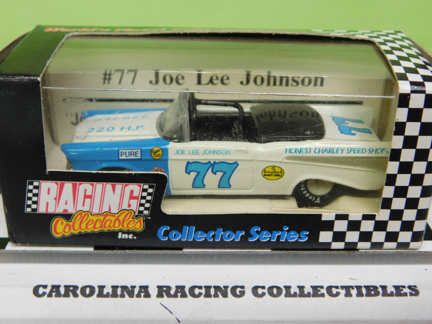 Joe Lee Johnson 1/64 #77 Honest Charlie Speed Shop 1957 Chevrolet  Convertible