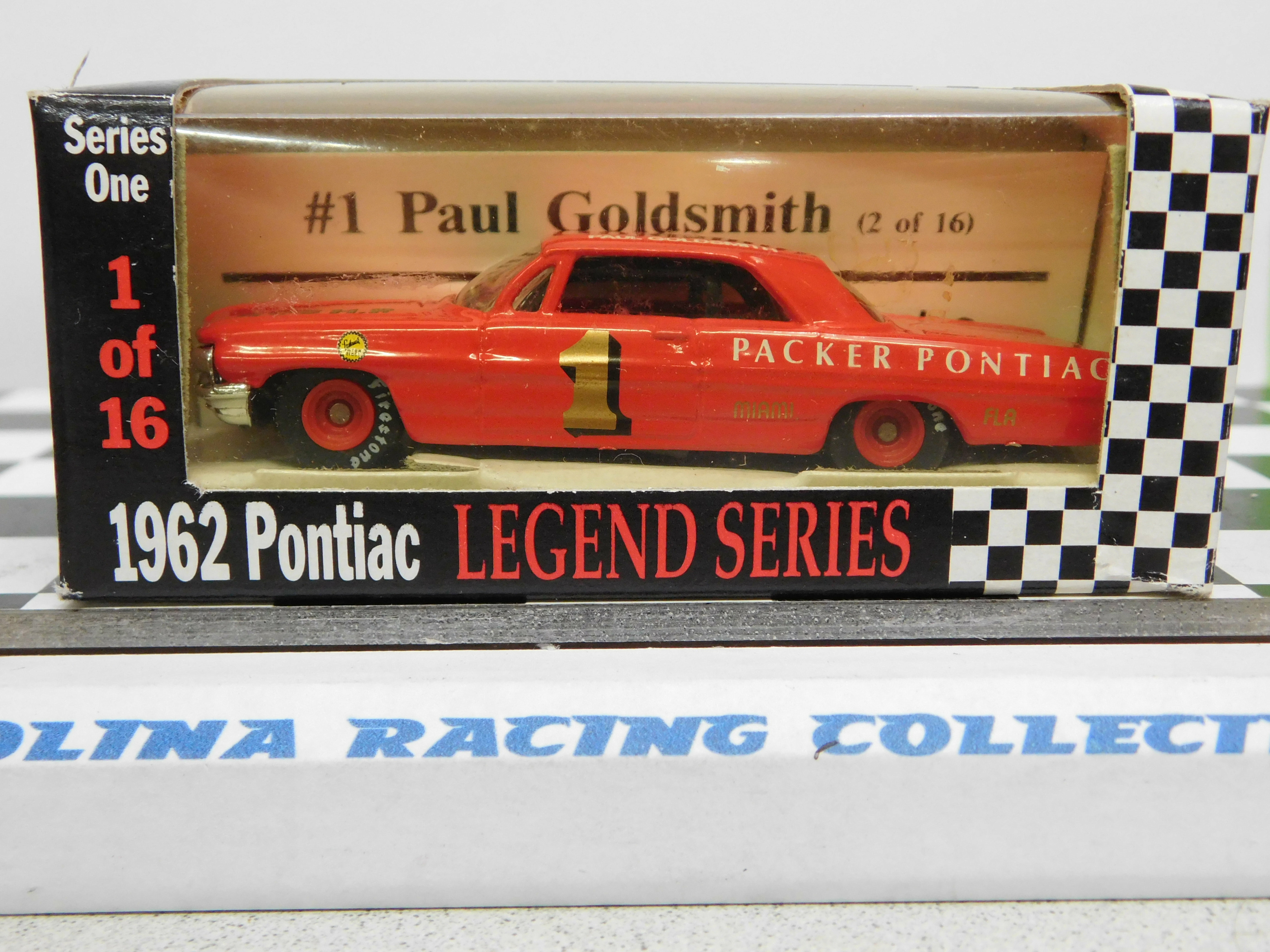 Paul Goldsmith 1/64 #1 Packer Pontiac 1962 Pontiac